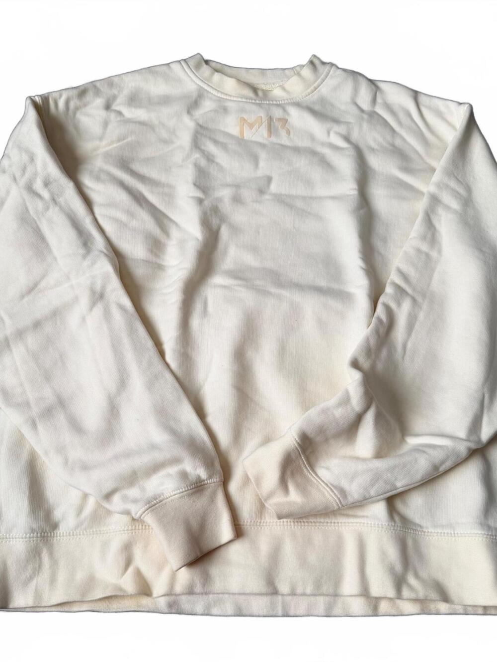 AS Colour Relax M13 Cream Crewneck Sweatshirt Mens Small